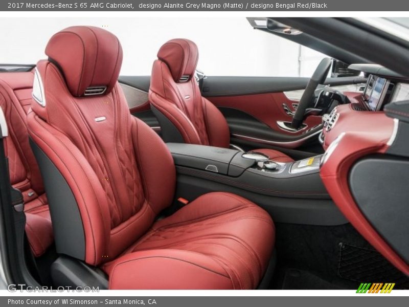 Front Seat of 2017 S 65 AMG Cabriolet