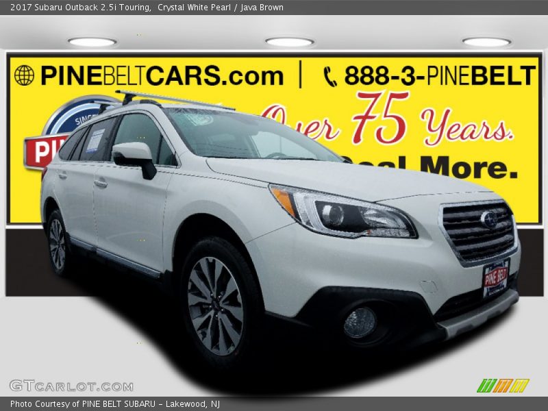 Crystal White Pearl / Java Brown 2017 Subaru Outback 2.5i Touring