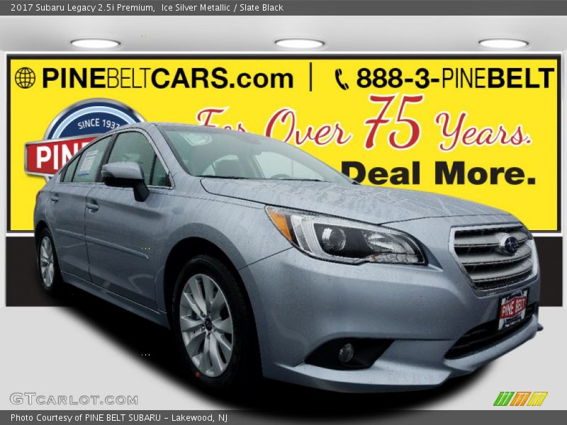 Ice Silver Metallic / Slate Black 2017 Subaru Legacy 2.5i Premium