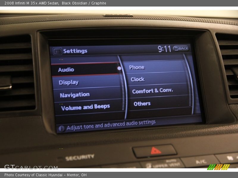 Black Obsidian / Graphite 2008 Infiniti M 35x AWD Sedan