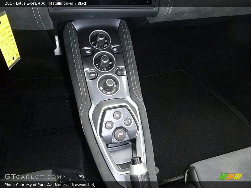 Controls of 2017 Evora 400