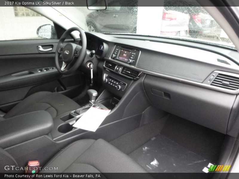 Silky Silver / Black 2017 Kia Optima LX