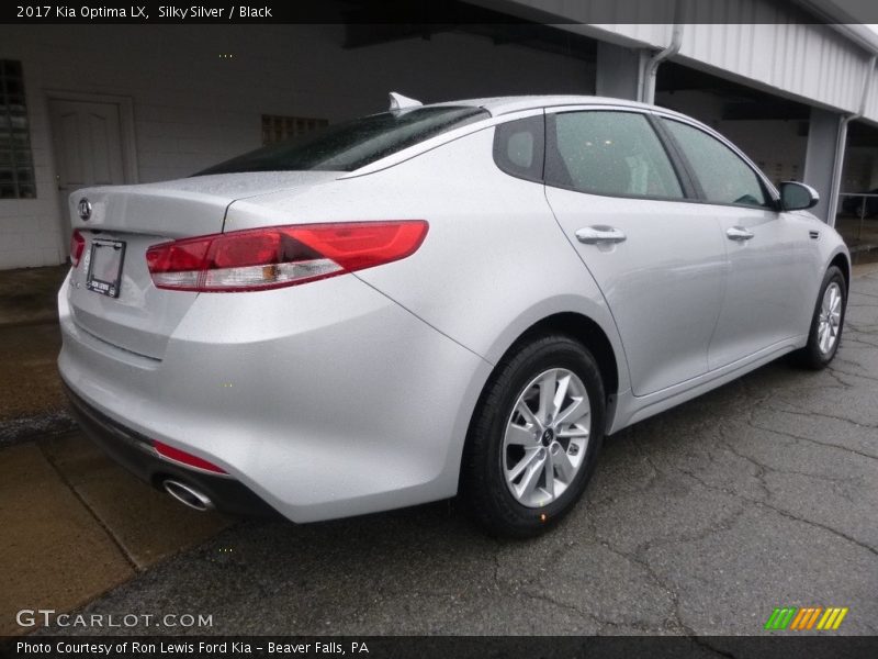 Silky Silver / Black 2017 Kia Optima LX