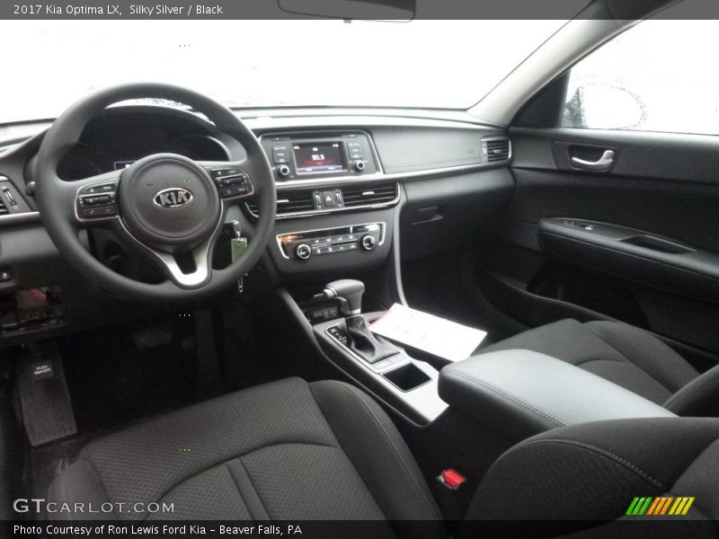  2017 Optima LX Black Interior