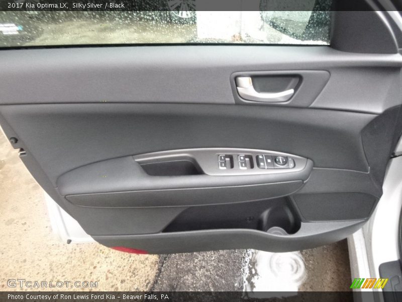 Silky Silver / Black 2017 Kia Optima LX
