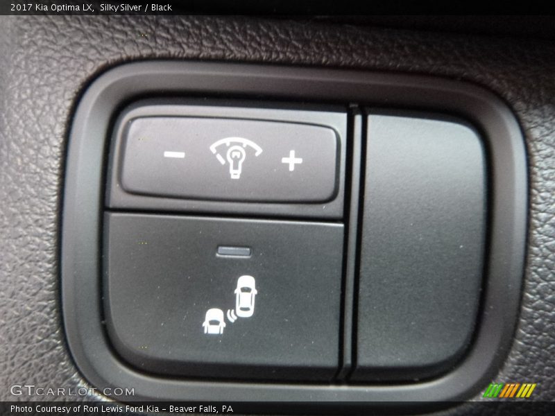 Silky Silver / Black 2017 Kia Optima LX