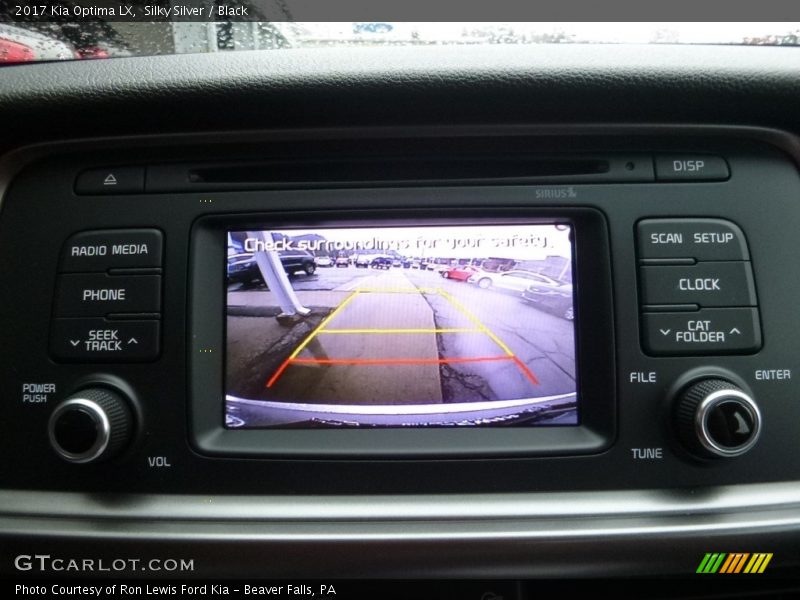 Silky Silver / Black 2017 Kia Optima LX