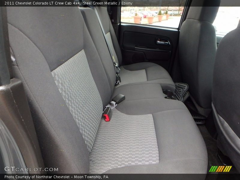 Steel Green Metallic / Ebony 2011 Chevrolet Colorado LT Crew Cab 4x4
