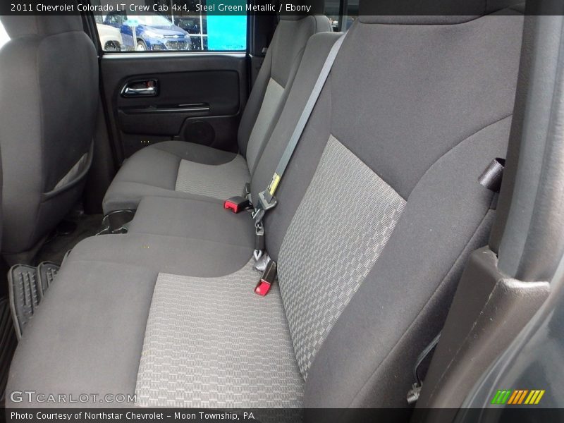 Steel Green Metallic / Ebony 2011 Chevrolet Colorado LT Crew Cab 4x4
