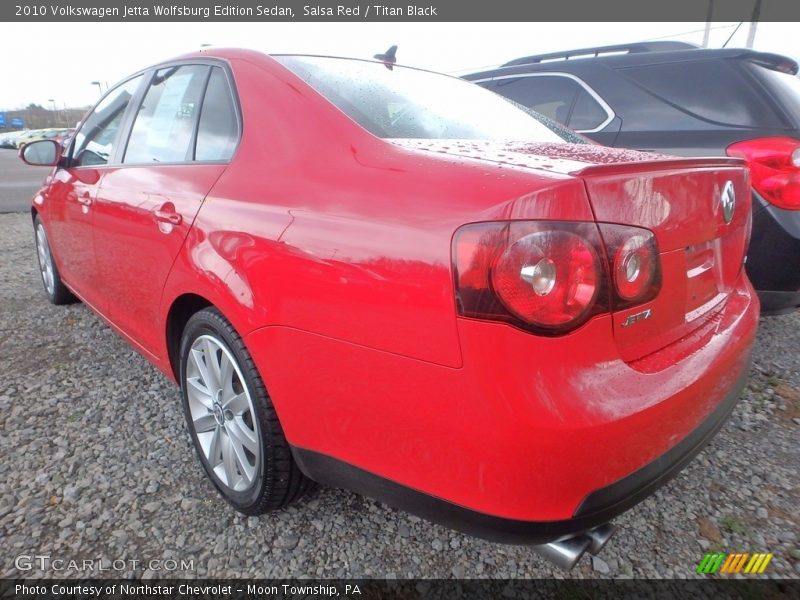 Salsa Red / Titan Black 2010 Volkswagen Jetta Wolfsburg Edition Sedan