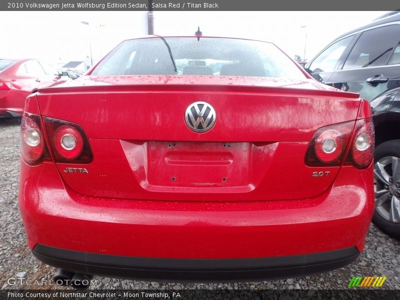 Salsa Red / Titan Black 2010 Volkswagen Jetta Wolfsburg Edition Sedan
