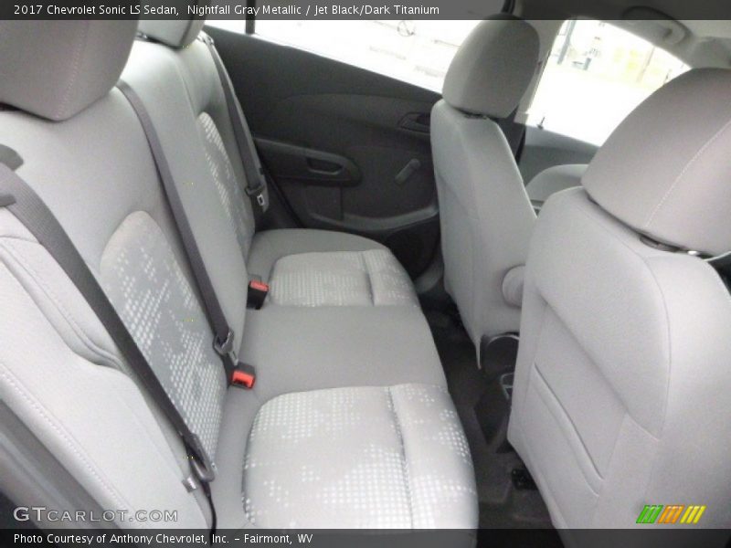 Nightfall Gray Metallic / Jet Black/Dark Titanium 2017 Chevrolet Sonic LS Sedan