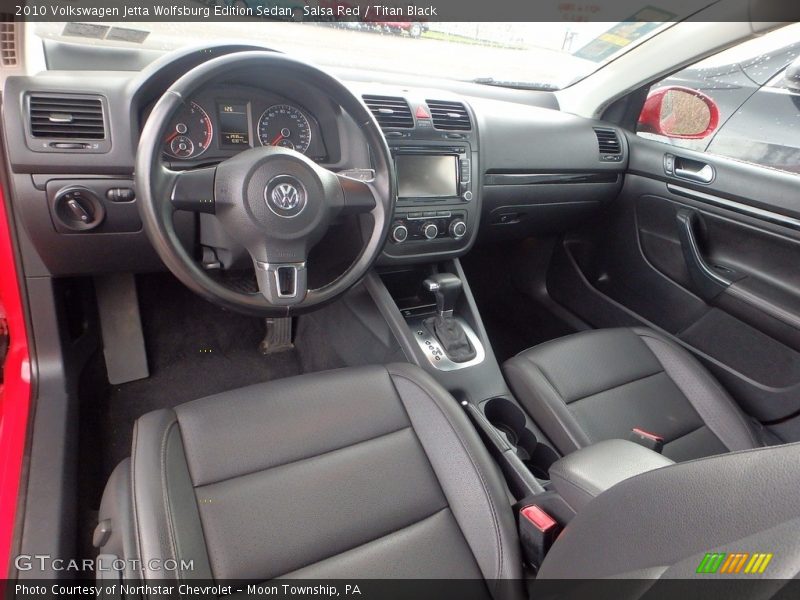 Salsa Red / Titan Black 2010 Volkswagen Jetta Wolfsburg Edition Sedan