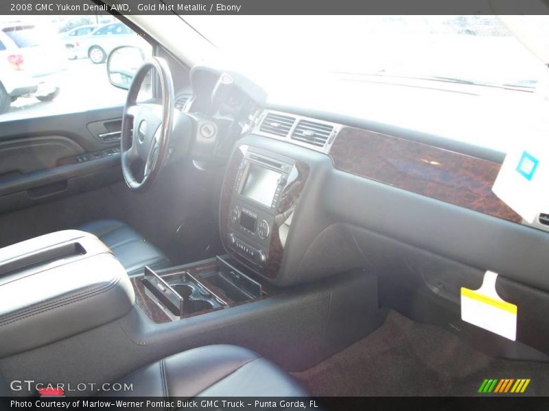 Gold Mist Metallic / Ebony 2008 GMC Yukon Denali AWD