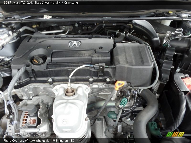 Slate Silver Metallic / Graystone 2015 Acura TLX 2.4