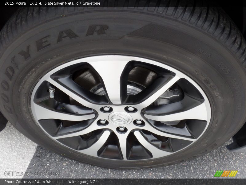 Slate Silver Metallic / Graystone 2015 Acura TLX 2.4