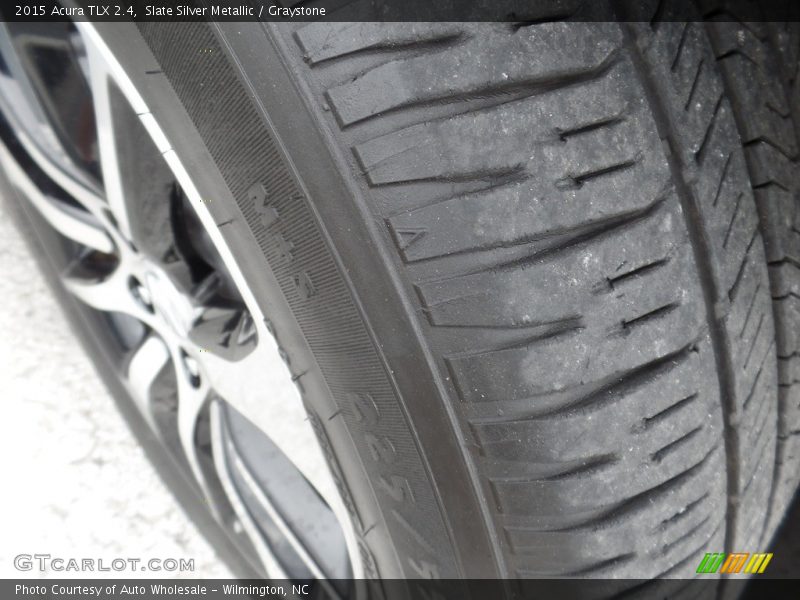 Slate Silver Metallic / Graystone 2015 Acura TLX 2.4