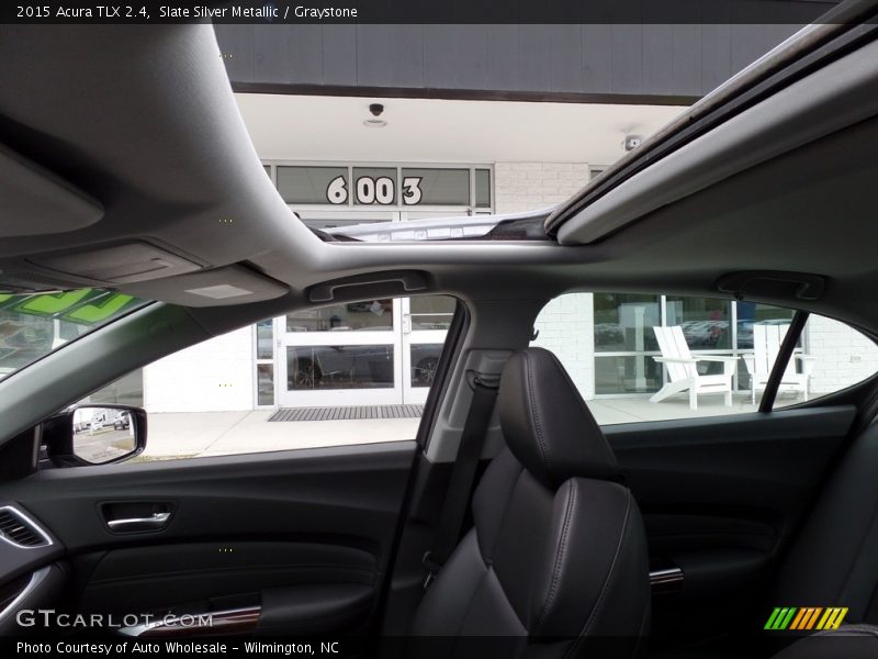 Slate Silver Metallic / Graystone 2015 Acura TLX 2.4