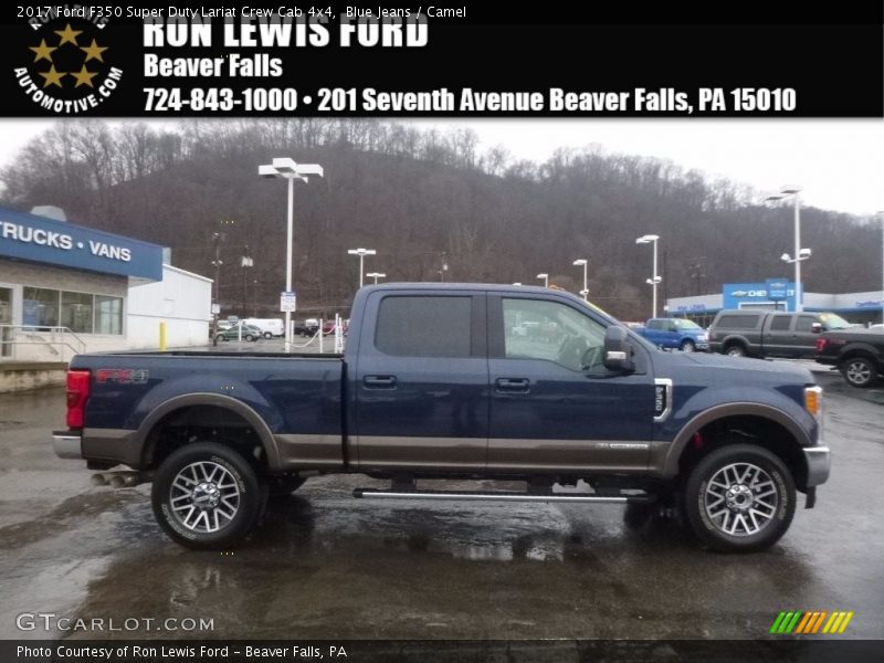 Blue Jeans / Camel 2017 Ford F350 Super Duty Lariat Crew Cab 4x4