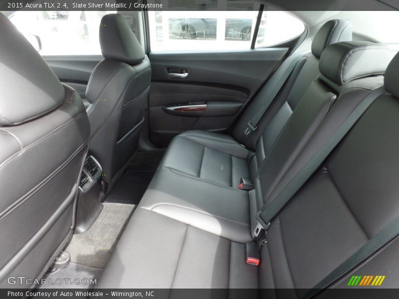 Slate Silver Metallic / Graystone 2015 Acura TLX 2.4