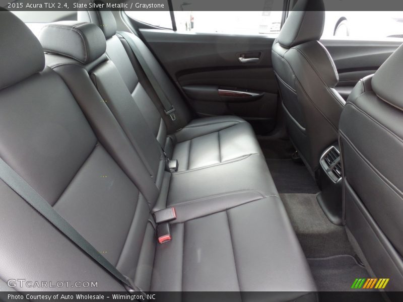 Slate Silver Metallic / Graystone 2015 Acura TLX 2.4