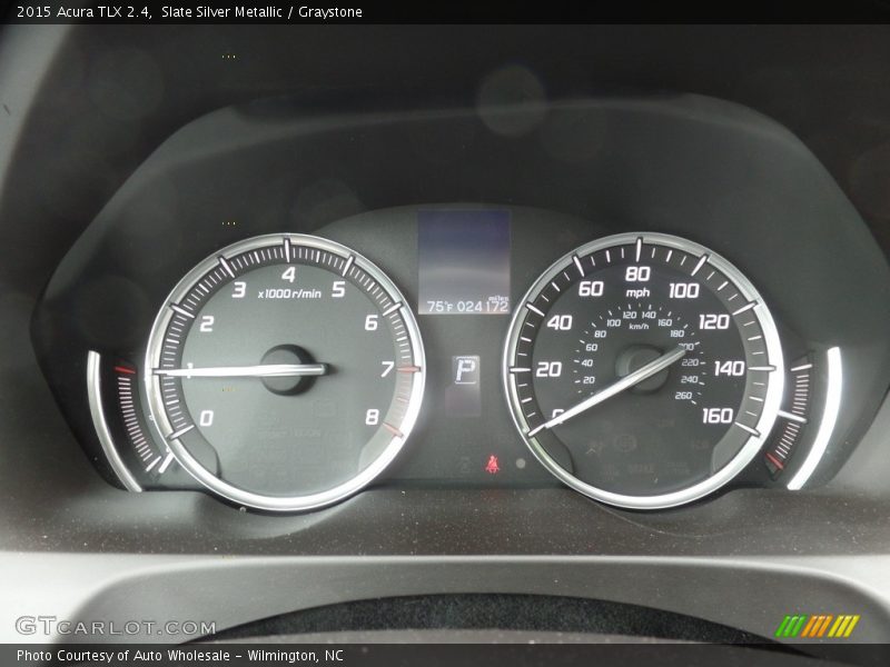 Slate Silver Metallic / Graystone 2015 Acura TLX 2.4