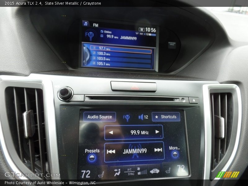 Slate Silver Metallic / Graystone 2015 Acura TLX 2.4