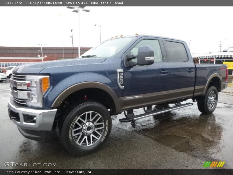 Blue Jeans / Camel 2017 Ford F350 Super Duty Lariat Crew Cab 4x4