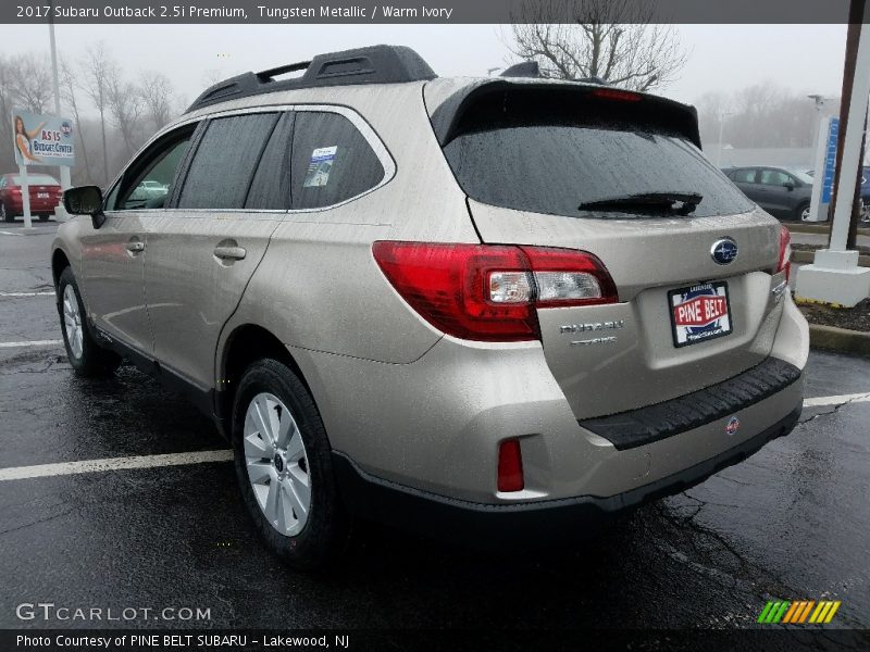Tungsten Metallic / Warm Ivory 2017 Subaru Outback 2.5i Premium