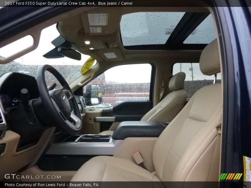 Blue Jeans / Camel 2017 Ford F350 Super Duty Lariat Crew Cab 4x4
