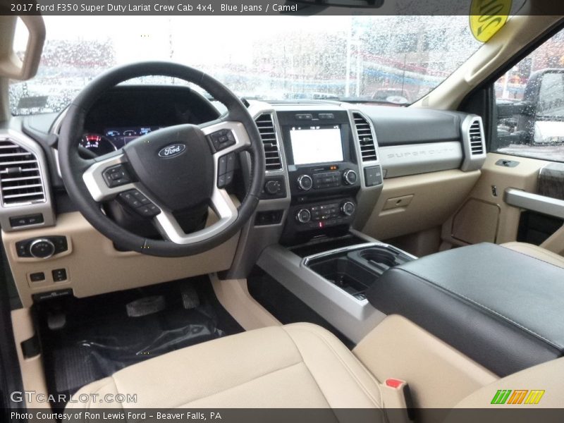 Blue Jeans / Camel 2017 Ford F350 Super Duty Lariat Crew Cab 4x4