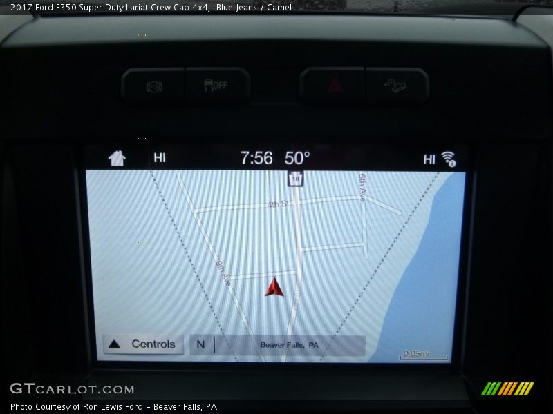Blue Jeans / Camel 2017 Ford F350 Super Duty Lariat Crew Cab 4x4