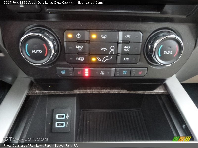 Blue Jeans / Camel 2017 Ford F350 Super Duty Lariat Crew Cab 4x4