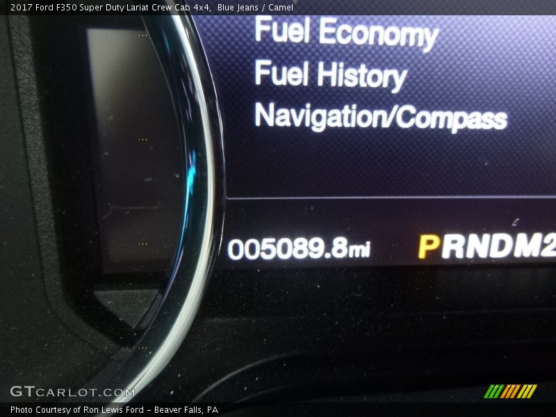 Blue Jeans / Camel 2017 Ford F350 Super Duty Lariat Crew Cab 4x4