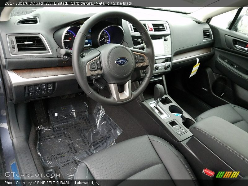 Carbide Gray Metallic / Slate Black 2017 Subaru Outback 2.5i Limited