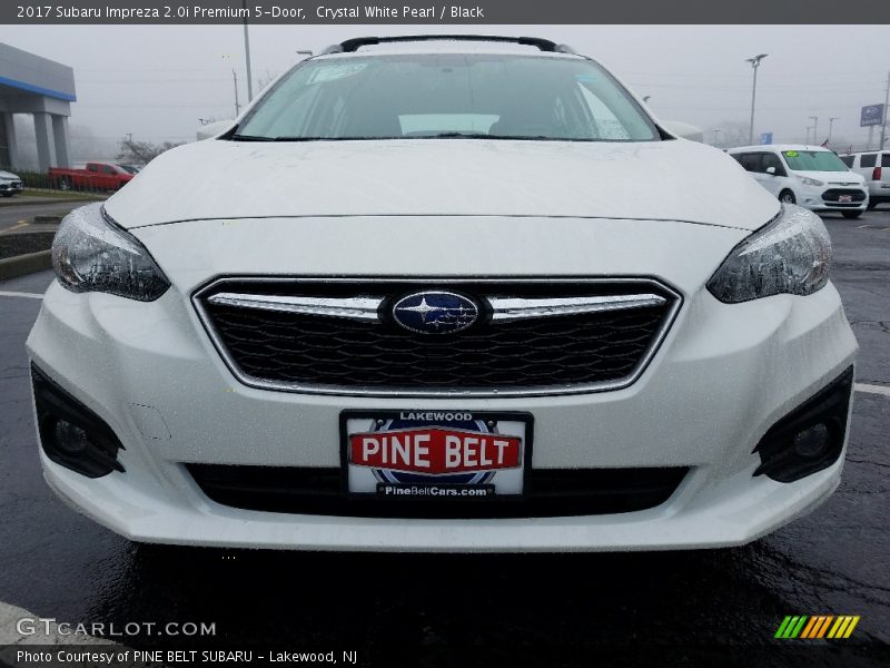 Crystal White Pearl / Black 2017 Subaru Impreza 2.0i Premium 5-Door