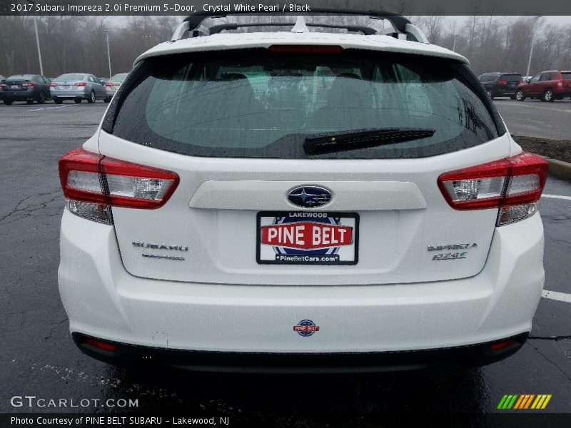 Crystal White Pearl / Black 2017 Subaru Impreza 2.0i Premium 5-Door