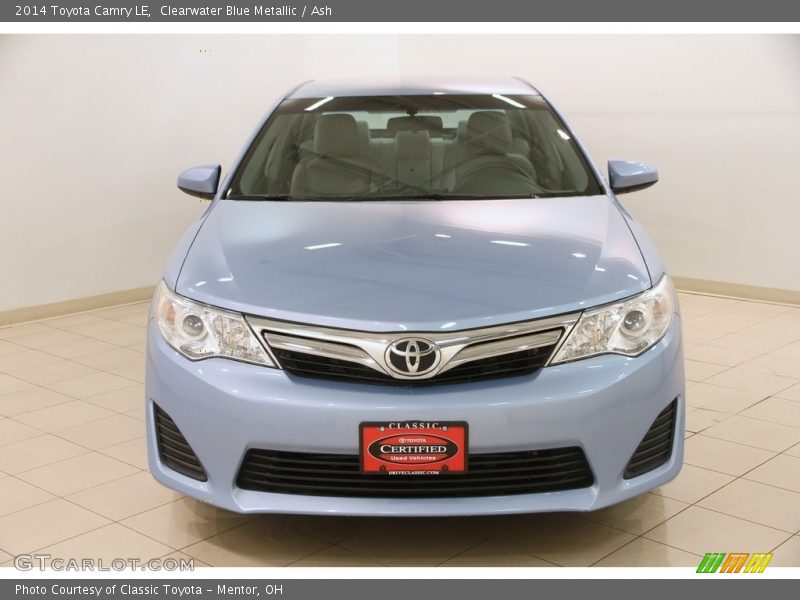 Clearwater Blue Metallic / Ash 2014 Toyota Camry LE