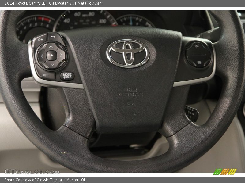 Clearwater Blue Metallic / Ash 2014 Toyota Camry LE