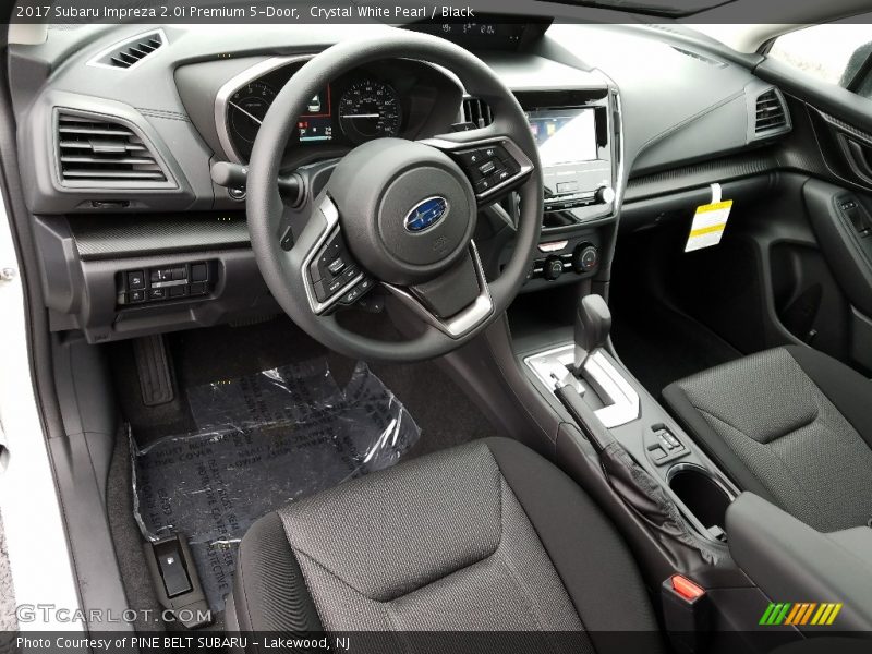 Crystal White Pearl / Black 2017 Subaru Impreza 2.0i Premium 5-Door