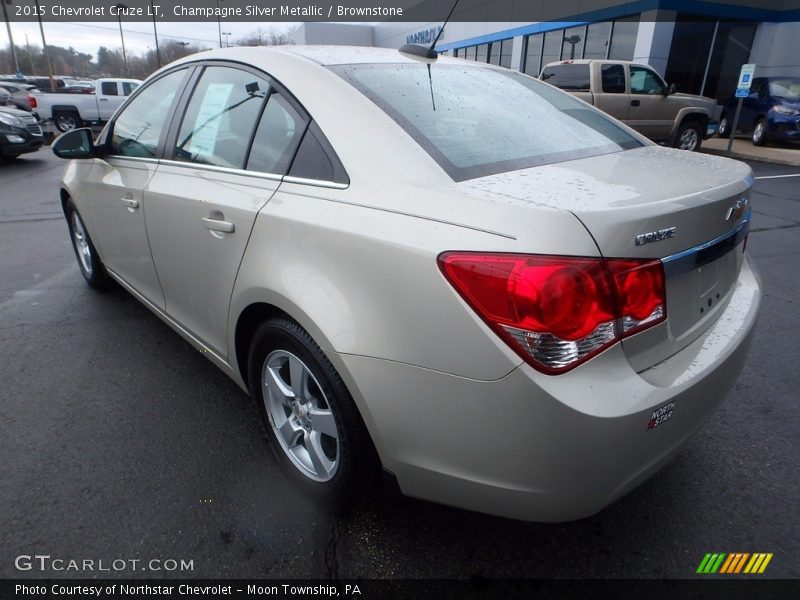 Champagne Silver Metallic / Brownstone 2015 Chevrolet Cruze LT