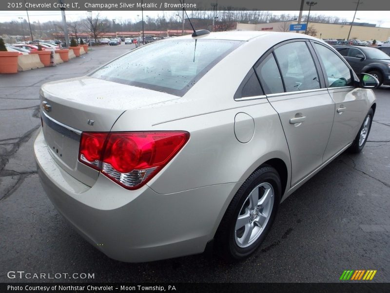Champagne Silver Metallic / Brownstone 2015 Chevrolet Cruze LT