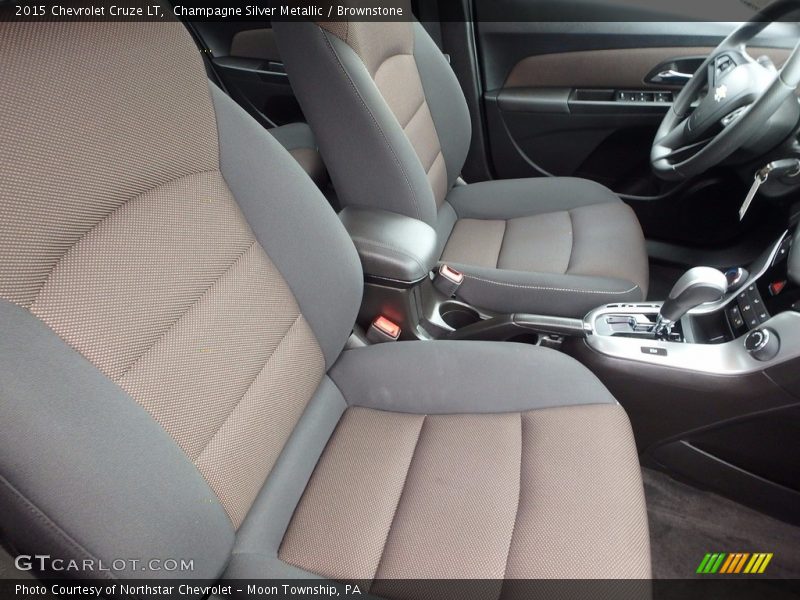 Champagne Silver Metallic / Brownstone 2015 Chevrolet Cruze LT