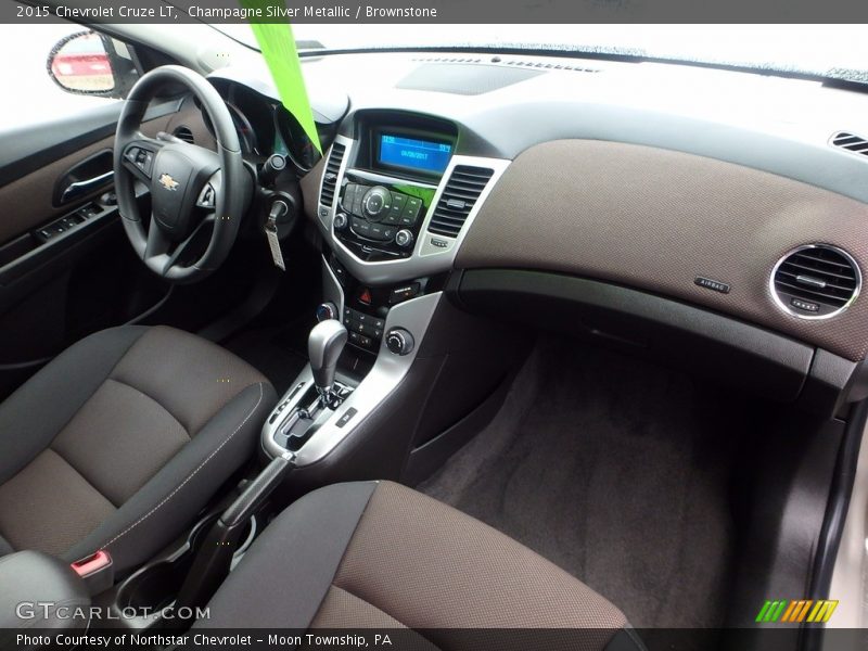 Champagne Silver Metallic / Brownstone 2015 Chevrolet Cruze LT