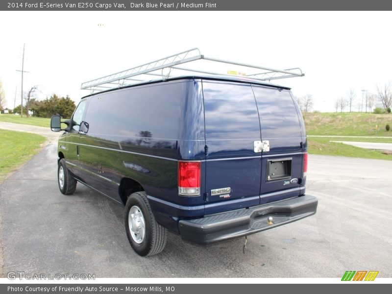 Dark Blue Pearl / Medium Flint 2014 Ford E-Series Van E250 Cargo Van