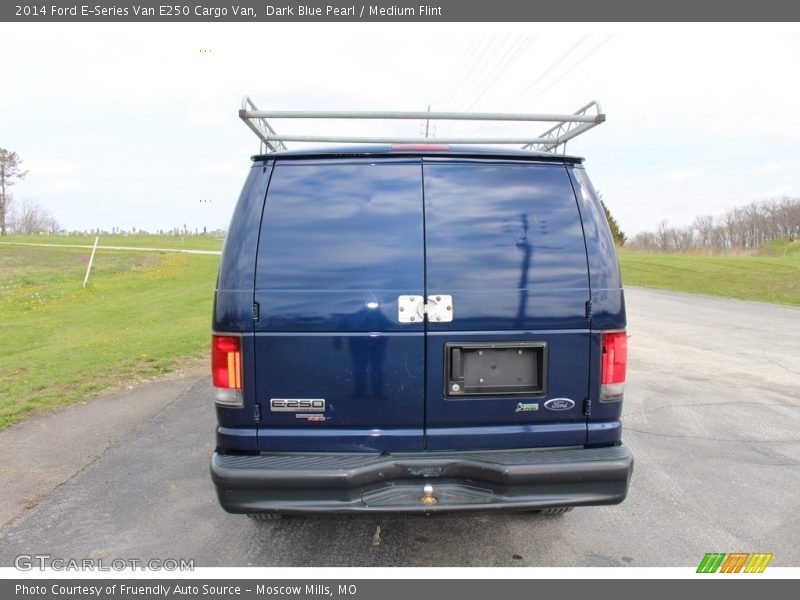 Dark Blue Pearl / Medium Flint 2014 Ford E-Series Van E250 Cargo Van