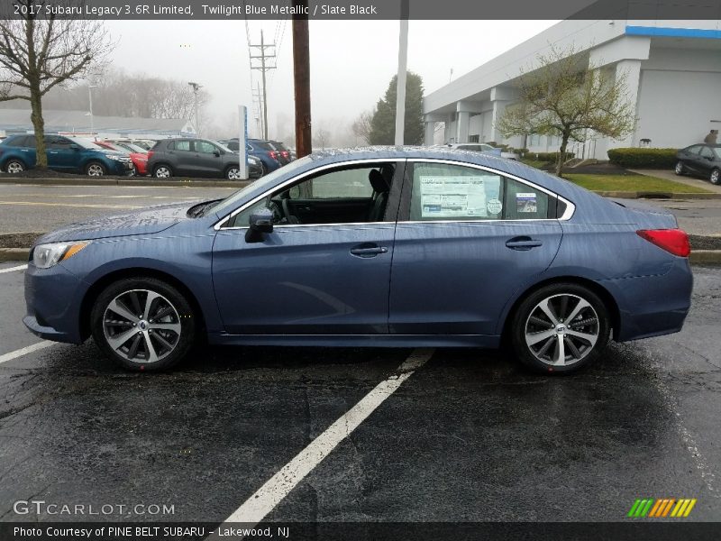 Twilight Blue Metallic / Slate Black 2017 Subaru Legacy 3.6R Limited