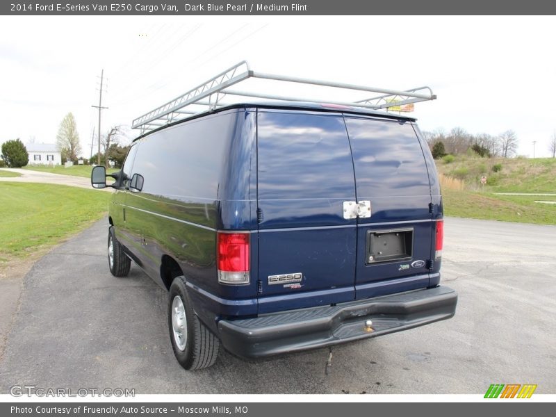 Dark Blue Pearl / Medium Flint 2014 Ford E-Series Van E250 Cargo Van