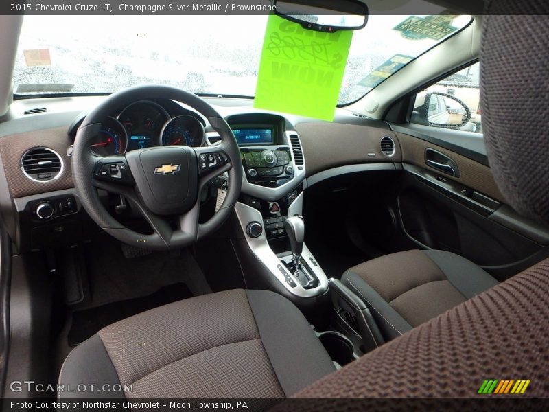 Champagne Silver Metallic / Brownstone 2015 Chevrolet Cruze LT