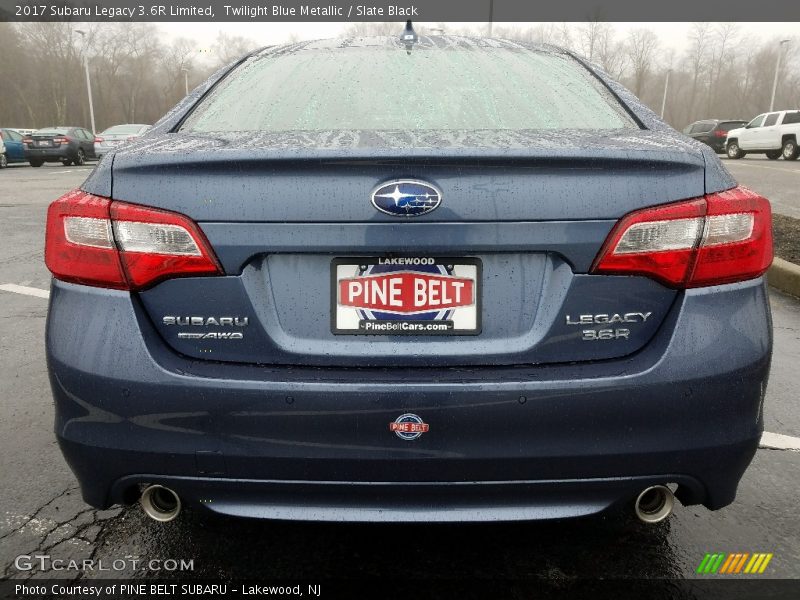 Twilight Blue Metallic / Slate Black 2017 Subaru Legacy 3.6R Limited